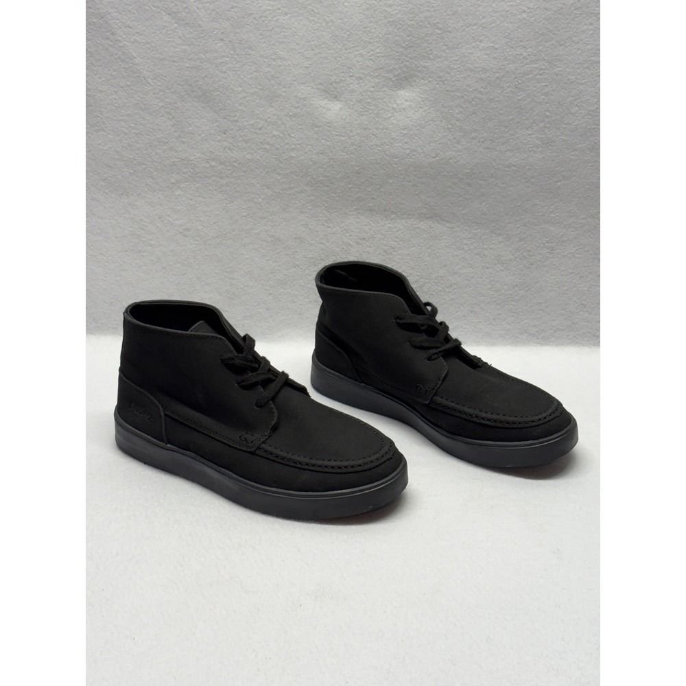 Mossimo Supply Co Mens Black Canvas Chukka Boots Moc Toe Lace Up Shoes Size 9